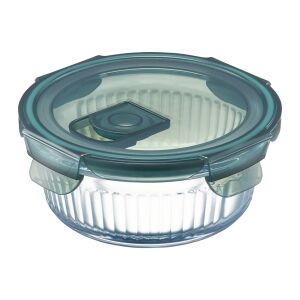 Recipient alimentar rotund din sticla cu capac Ambition Rillet 620ml - Ustensile de bucătărie