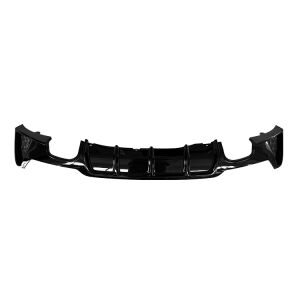 BMW 4-es Széria F32 F33 F36 MP Style Hátsó Lökhárító Jobb és Bal Oldali 2 Kipufogócsővel 2014-2020 Fényes Fekete AutoVision