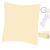 Springos Beige Square Shade Sail with Accessories