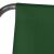 Detailed view of Springos dark green swing seat fabric