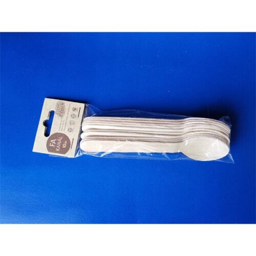 Fa kanál szett - 16 cm, 10 db-os, Komposztálható 135287121