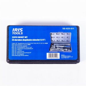 IRIS TOOLS SS-025-011 25 darabos dugókulcs készlet (1/4") 135287676