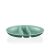 IRIS L-00517 dupla színű snack tál,  zöld, szürke, beige 135290665
