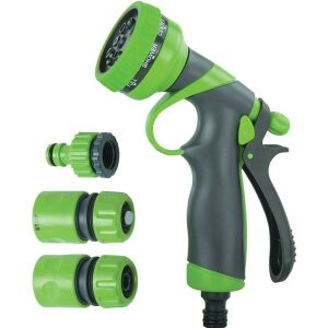 Daye DY2372P 8 funkciós locsolópisztoly szett csatlakozókkal - Daye