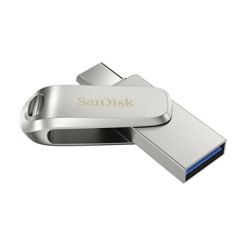 Sandisk 1TB USB3.1/Type-C Dual Drive Luxe Ezüst (186467) Flash Drive 135292685