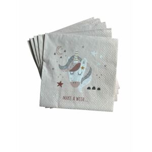 APRÈS Unikornis Papírszalvéta - 33x33cm, 20db 135295636 - Szalvéta