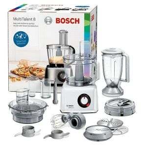Bosch MC812W872 MultiTalent 8 Kompakt Konyhai Robotgép - 1250W, Citrusprés, Aprító 135301503 - Kézi aprító
