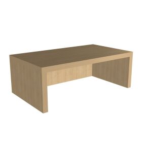 Vicenza tölgy elől nyitott monitorállvány (42x13x24cm)