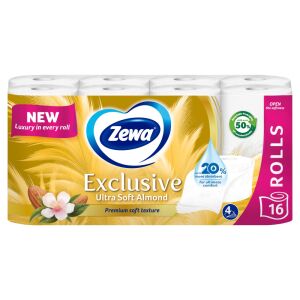 Zewa Exclusive Ultra Soft Almond 4 rétegű Toalettpapír 16 tekercs 135281486