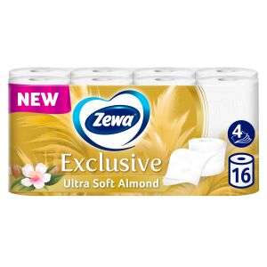 Zewa Exclusive Ultra Soft Almond 4 rétegű Toalettpapír 16 tekercs
