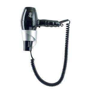 Solis professzionális hajszárító, Swiss Perfection fali tartó, ionizációs technológia, 2 teljesítményszint, 3 hőmérsékleti szint, hideg levegő funkció, forgó kábel, ergonomikus fogantyú, 1800