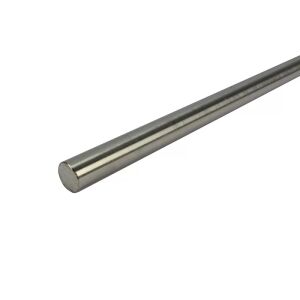 Edelstahlstange 8 mm, Länge 1000 mm, matte Oberfläche