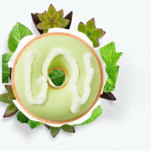 Sadoer - Fánk fürdőbomba 1db - Menta #03