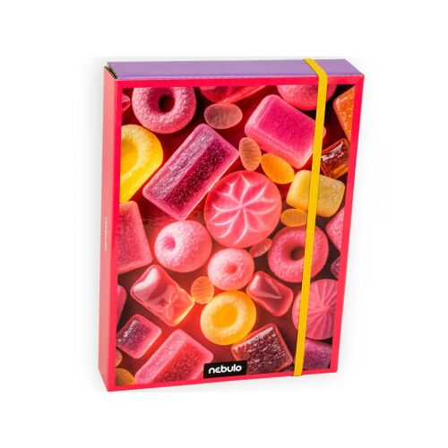 Füzetbox NEBULO A/5 hullámkarton Candy