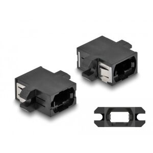 Delock Optikai szál párosító MPO anya - MPO anya fekete