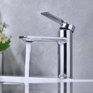 Bateria umywalkowa La Brocca ROMA P800D105, Jednouchwytowa, Smukła konstrukcja, Złącza w zestawie, Oszczędność wody, Cicha, Łatwa do czyszczenia i montażu, Mosiądz sanitarny, Wykończenie chro 135651242