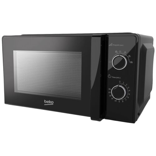 Микровълнова фурна Beko MOC20100BFB, 700 W, 20 L, функция размразяване, черна