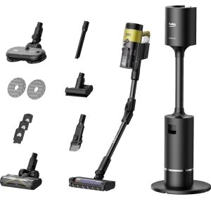 Aspirator vertical fara fir Beko VRT97325VY cu accesorii si statie de incarcare - Aspiratoare