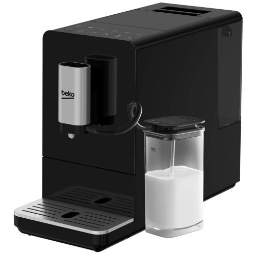 Beko CEG3194B Kaffeevollautomat mit Milchaufschäumer und Milchbehälter