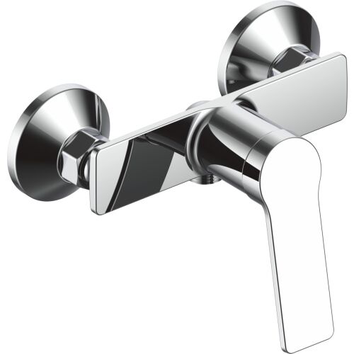 La Brocca ROMA P800C405 Einhebel-Duscharmatur mit schlankem Design und Chromoberfläche.