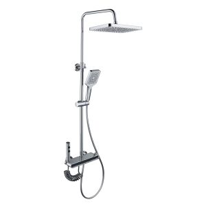Kompletný sprchový systém La Brocca BBS002 s dažďovou sprchou, ručnou sprchou a funkciou bidetu - Sprchová súprava