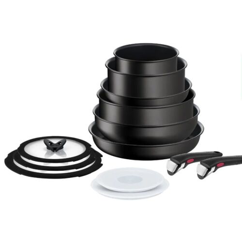 Tefal L3999953 Ingenio Black Stone Serpenyő készlet 13 részes