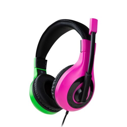 Nacon 2807378 Nintendo Switch Splatoon Zöld/Rózsaszín headset 135378065
