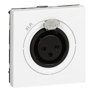 Legrand 078755 Program Mosaic Neutrik 2m fehér bemenet csatlakozó aljzat 135379005 - Csatlakozó