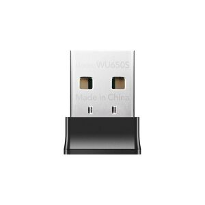 CUDY WU650 kétsávos AC650 WIFI USB mini fekete adapter 135380022 - Hálózati adapter