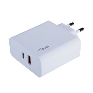 Akyga AK-CH-15 65W USB-C PD és QC 3.0 Gyorstöltő 135382003 - Akyga