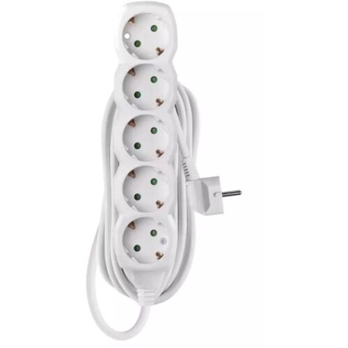 Emos 5-ös elosztó hosszabbító, 5m kábel