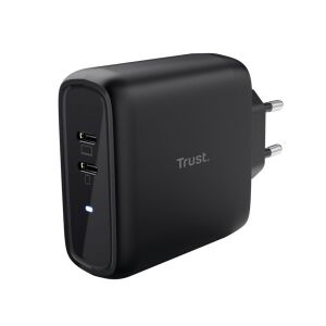 Trust 25380 Maxo 65W 2P USB-C fekete töltő adapter 135384032 - Trust