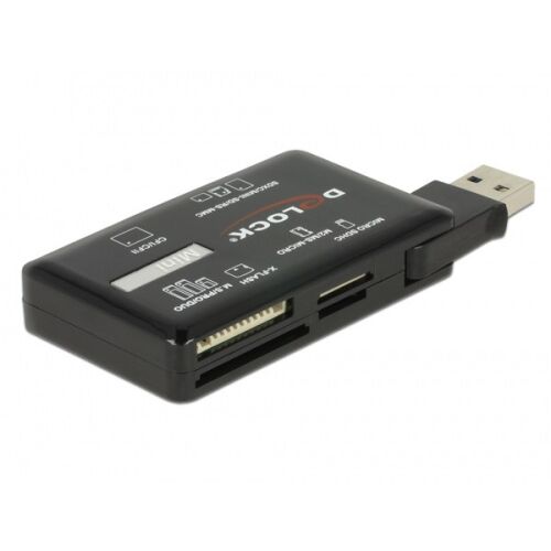Delock USB 3.2 Multi Memóriakártya Olvasó - CF, SD, MicroSD, MS, M2, xD 135384402
