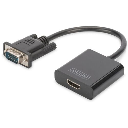 DIGITUS VGA apa -> HDMI anya adapter audio kábellel 135384454