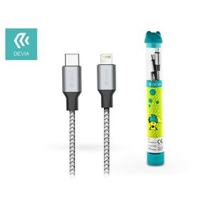 Devia Quick Charge Type-C - Lightning kábel - 1m, 3A, Ezüst/Fekete 135386936 - Devia