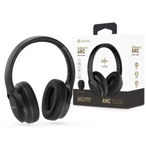 Devia ST104143 EarBass Pro1 ANC Bluetooth fekete sztereó fejhallgató 135387204 - Devia