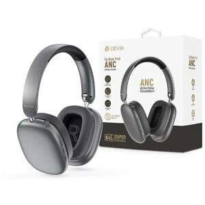 Devia ST121836 EarBass Pro2 ANC Bluetooth szürke sztereó fejhallgató 135387207 - Devia