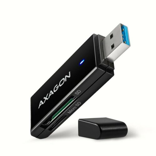 Axagon CRE-S2N USB 3.2 SD/microSD Kártyaolvasó