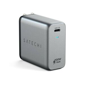 Satechi 100W USB-C PD GaN Hálózati Töltő - Asztroszürke 135390702 - Satechi