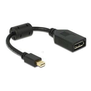 Delock 65554 mini Displayport apa > Displayport anya fekete adapter 135391977 - Delock