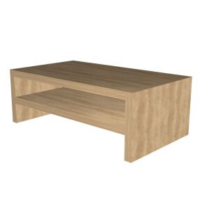 Monitorállvány polccal 42x13x24cm - Natúr Nebrasca tölgy