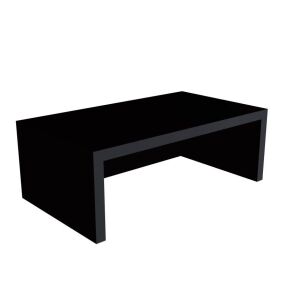 Fekete monitorállvány (42x13x24cm)