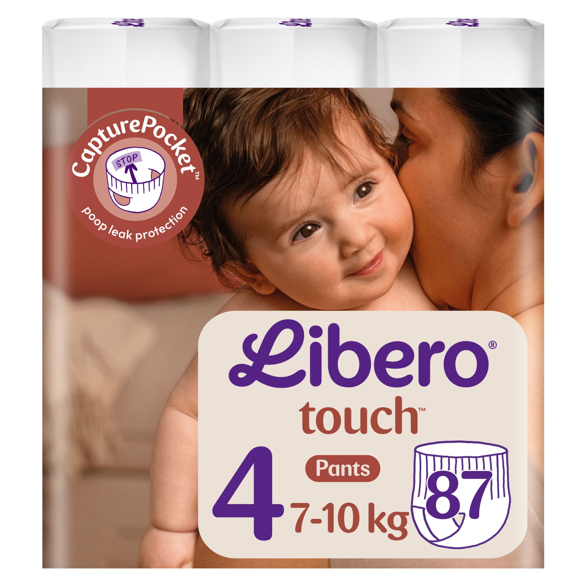 E-shop Plienky Libero Touch 7-10kg Maxi 4 (87ks)