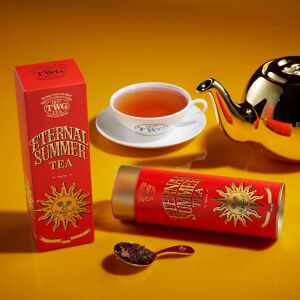 TWG Tea prémium rooibos tea, Örök Nyári Tea - Haute Couture, főzetes, toszkán őszibarack és hibiszkusz jegyekkel, teaninmentes, gazdag és aromás ízű, elegáns fémdobozban, 100 g 136077981 - Rooibos tea