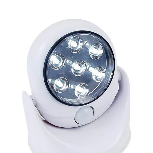 S DEPOT® vezeték nélküli lámpa, 360 fokos mozgásérzékelővel, fehér 145429193