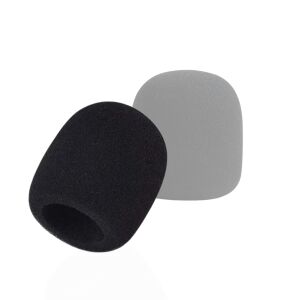 Capac din burete pentru microfon, lavabil si reutilizabil, 7x5, 8cm, negru, reduce zgomotul de fundal, protectie impotriva prafului si salivei, potrivit pentru scena, dublaj, interviuri, stre 135418566 - Accesorii pentru microfon