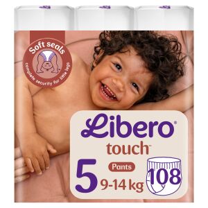 Libero Touch Junior Veličina 5 (9-14kg) Pelene, 108 komada - Libero