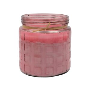 Rosa Citronella Kerze im Glas, Insektenschutz - Räucherkerzen