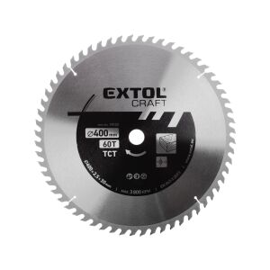 Körfűrészlap, 400 mm, 60 fog, EXTOL CRAFT, 19122