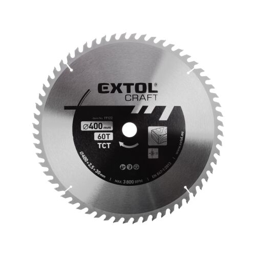 Extol Craft 400mm 60T TCT Körfűrészlap